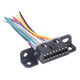 Cabo Obd2 De 16 Pinos Conector De Extensão Fêmea Adaptador