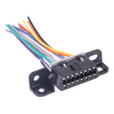 Cabo Obd2 De 16 Pinos Conector De Extensão Fêmea Adaptador