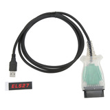 Cabo Obd2 Do Conector De Diagnóstico Obd Para Els27 À Prova