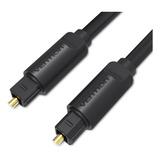 Cabo Optico Audio Digital Toslink Spdif Som Home Spdif Adat 3 Metros Preto Vention
