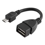 Cabo Otg Micro Usb Para Tablet E Smartphone Pendrive Mouse
