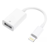 Cabo Otg Usb Compatível Com iPhone E iPad Pendrive Teclado