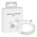 Cabo P iPhone Original 2 Metros Usb Lacrado Nf E Garantia