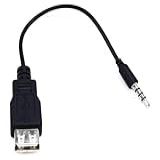 Cabo P2 4C X Usb-A Femea 15 Cm Preto