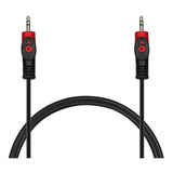 Cabo P2 X P2 Áudio Estéreo 3 Metros Auxiliar Blindado Reforçado Conector Dourado Alta Qualidade Compatível Com Pc Tv iPod iPad Rádio De Carro Celular Caixa De Som