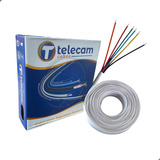 Cabo Para Alarme 6 Vias 6x50 Telecam 100 Metros Tipo Cci