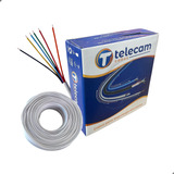 Cabo Para Alarme 6 Vias 6x50 Telecam 100 Metros Tipo Cci