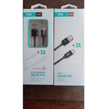 Cabo Para Celular Carregamento Rápido Tipo C 1 2m Fca c12 n Cor Preto