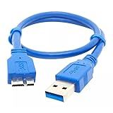 Cabo Para HD Externo Usb X Micro 3 0 50 Centímetros Azul Cabo USB 3 0