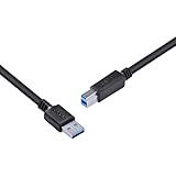 CABO PARA IMPRESSORA E HD EXTERNO USB A 3 0 MACHO PARA USB B 3 0 MACHO 28AWG PURO COBRE 2 METROS PUABM3 2 PCYES