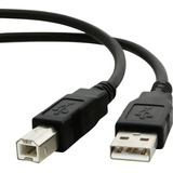 Cabo Para Impressora Usb 2 0 Epson Hp Canon 1 5 Metros Cor Preto