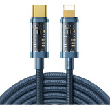 Cabo Para iPhone Lightning Para Usb C 20w Azul 2m Joyroom