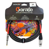 Cabo Para Microfone 3 Metros Xlr f p10 Datalink Garage