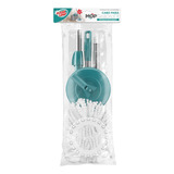 Cabo Para Mop Giratório Modelo Fit Flashlimp Verde Completo Refil