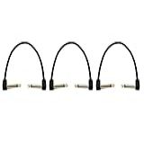 Cabo Para Pedal Conector P10 Santo Angelo Ninja 50ft 15cm Kit Com 3 Unidades