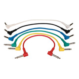 Cabo Para Pedal Rockcable Warwick 30cm Patch Cable Colorido