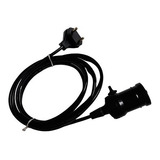 Cabo Pendente 4m Com Interruptor E Bocal E 27 Com Tomada