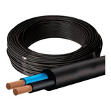 Cabo Pp 2x4 Fio Flexível 2 Vias De 4mm 100 Metros Cobrecom