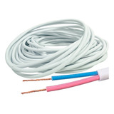 Cabo Pp Flexível Extensão 2x1 5mm Rolo 25 Metros Branco
