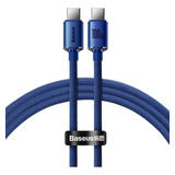 Cabo Rápido Usb c Para Tipo c 1 2 Metros 100w Turbo Potente