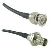 Cabo Rg 58 Microfone Sem Fio Bnc Macho X Bnc Fêmea Painel