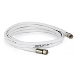 Cabo Rg6 Branco 5m Metros Rg06 Coaxial Antena Tv Crimpado95