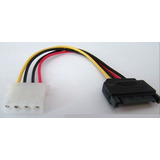 Cabo Sata macho P Ide Força Molex femea De 4 Pinos