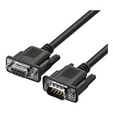 Cabo Serial Rs232 Db9 Macho X Fêmea De 1 50 Metro Cor Preto