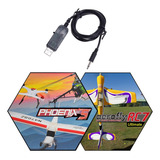 Cabo Simulador Aeromodelo Usb P2 Rádio Turnigy Aerofly Rc7