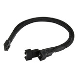 Cabo Sleeved Multi fan 2 Cooler Fan 4 Pin Splitter Pwm 27cm