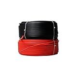 Cabo Solar Fotovoltaico 6mm 20m Preto - 20m Vermelho -Red-
