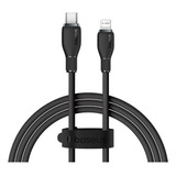Cabo Turbo Baseus 20w P iPhone Usb c Lightning 1 2m Pudding Cor Preto