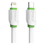 Cabo Turbo Color Tipo C Compativel iPhone 2 Metros Cor Verde