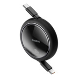 Cabo Turbo Tipo c P Usb c Baseus Retrátil 100w 1m Type c