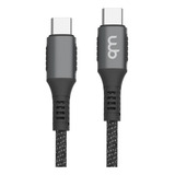 Cabo Turbo Wb P iPhone 100w Usb c Lightning 2m Cor Preto