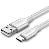 Cabo Ugreen Reforçado Usb 2 0 Para Tipo c 2 Metros Cor Branco