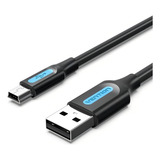 Cabo Usb 2 0 Para Mini Usb V3 Ps3 Gps Camera 1m Vention Cor Preto