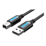 Cabo Usb 2 0 Para Usb B Impressora Scanner 2m Vention Coqbh Cor Preto