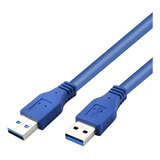 Cabo Usb 3 0 Macho Macho A a Hd 3 0 3 Metros Cor Azul