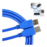 Cabo Usb 3 0 X2 Macho X Macho Passa Dados Força Hd Externo