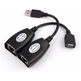 Cabo Usb Adptador Extensor Rj45 Usb Via Cabo De Rede