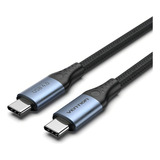 Cabo Usb C 4 0 4k 60hz 5a 240w 40gbps 1 Metro Vention Preto
