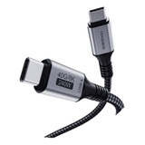 Cabo Usb C Thunderbolt 4 Tb3 Usb4 240w 40gb 8k 60hz 100cm