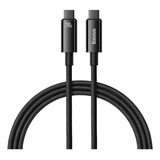 Cabo Usb c Type c 240w 3m Baseus Para Macbook iPhone iPad