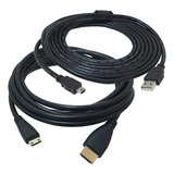 Cabo Usb Cabo Hdmi Canon Sx60 Sx50 Sx40 Sx540 Sx530 Sx520