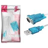 Cabo Usb Cristal Usb A Macho Db9 Cristal 1 5M