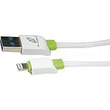 Cabo USB Flex Flat Lightning 8 Pinos 3 0 A 1 Metro Branco