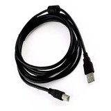 Cabo Usb Impressora 5 Metros Filtro Preto Laser Universal