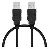 Cabo Usb Macho X Macho 2 Pontas Extensão Adaptador 1 Metro