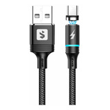 Cabo Usb Magnético Micro 2 4a Sumexr Sx b16v8 Cor Preto